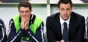 Bridge e Terry pela selecção inglesa, antes do escândalo (thetimes.co.uk)