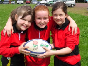 Garotas praticantes de Rugby - RFU/Inglaterra
