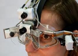 Um aparelho de "eye-tracking" (foto: geekfuzion)