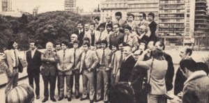 Allende com o Colo-Colo, em 1973 (Revista Estádio)